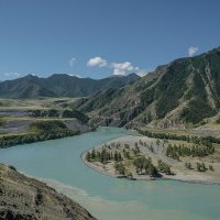 Здесь Чуя впадает в Катунь :: Андрей Поляков