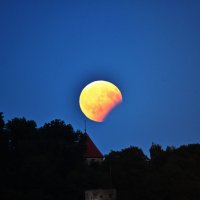 Затмение луны ...7.08.17. :: Владимир Икомацких