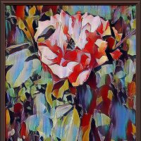 картина "Одинокая роза" :: Владимир Бровко