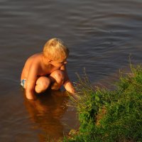 Мой маленький коллега по купанию :: Андрей Лукьянов