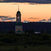 Закат над Троице-Никольским храмом :: Оксана Галлямова