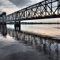 Железнодорожный (Северодвинский) мост в Архангельске. :: Алена Малыгина