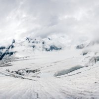 Панорама ледника Менсу. Трещины. :: Slava Sh