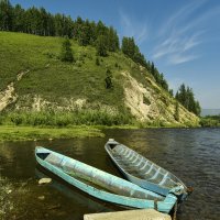 р. Мана у п.Выезжий Лог. :: Юрий Дубровский