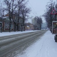 Зима  в  Ивано - Франковске :: Андрей  Васильевич Коляскин