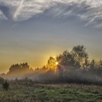 Утренний туман :: Сергей Цветков