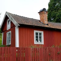 Скандинавские красные домики :: wea *