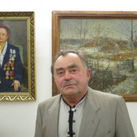 На выставке. Художник Олег Александров (Великие Луки) :: Владимир Павлов