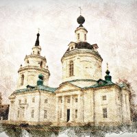 Церковь Успения Пресвятой Богородицы в Большом Болдино :: Андрей Головкин