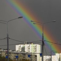 Ну, очень жирную радугу "подвезли"! :: Андрей Лукьянов