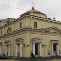 Католический храм святого Станислава. Петербург. 1825 год :: Маера Урусова