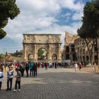 Вид на Триумфальную арку Константина. :: Надежда 