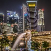 Мерлион - символ Сингапура. :: Edward J.Berelet