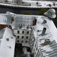 Снег над Выборгским замком :: Ольга 