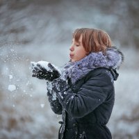 Первый снег , радости нет предела .... :: Кристина Беляева