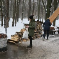 Можно лично разогреть или пожарить на  живом  огне в  парке! :: Виталий Селиванов 