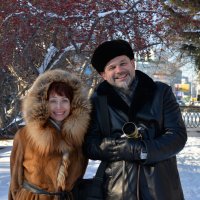 Зимний портрет с фотографом-шарлатаном :: Евгений Золотаев