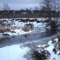 Река Сара 11 января 2018 года. :: Сергей Кунаев