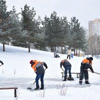 Долгожданный снег в Крещенский Сочельник! :: Татьяна Помогалова