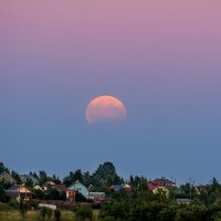 07.08.2017 г. частичное лунное затмение :: Виктор Желенговский