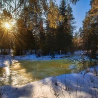 Зимняя речка :: vladimir Bormotov