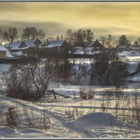"Зимой в деревне." :: victor buzykin