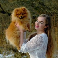 Алиса с рыжиком. :: Саша Бабаев