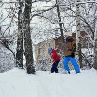 На лыжах здОрово! :: Татьяна Помогалова