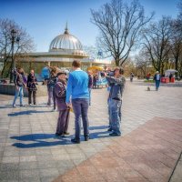 Интервью на Приморском бульваре. :: Вахтанг Хантадзе