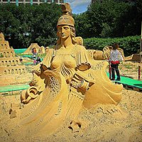 Международная выставка песчаных фигур. :: Владимир Драгунский