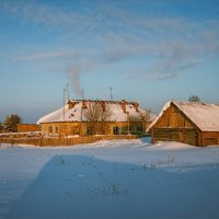 Зимний вечер в деревне... :: Александр Никитинский