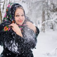 в снегу :: Анастасия Жигалёва