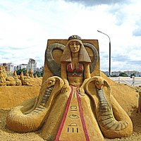 Выставка песчаных скульптур: " Века минувшие..." :: Владимир Драгунский