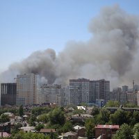 Крупный пожар в Ростове н/Д 21.08.2017 :: Леонид 