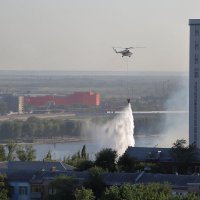 Тушение пожара в Ростове н/Д 21.08.2017 :: Леонид 
