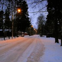 Зима на нашей дачной улице :: san05 -  Александр Савицкий