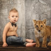 Дети и король джунглей :: Георгий Бондаренко