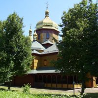 Деревянный   храм   в    Ямнице :: Андрей  Васильевич Коляскин
