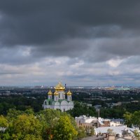 Город Пушкин со смотровой площадки Певческой башни :: Надежда Лаптева