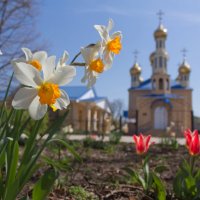 Весна у Храма :: Евгений Воропинов