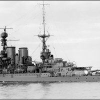 Battlecruiser HMS "Repulse" off the coast of Australia, March 25th 1924. :: Александр 