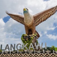 Коричневый орёл - символ острова Лангкави, Малайзия. :: Edward J.Berelet