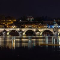 Ночная съемка Праги :: Юрий Поздников