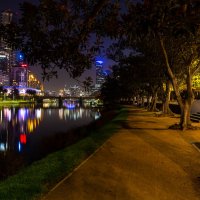 Melbourne, Yarra river, Flinders Street :: Natalia Pakhomova