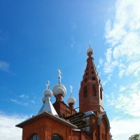 В Петергофе реставрируют паперти собора Серафима Саровского :: Александр 