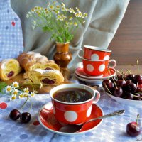 Приглашение на чай с вишневым штруделем! :) :: Арина Невская