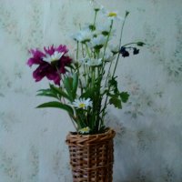 Букет в плетеной вазе. :: Светлана Калмыкова