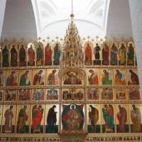 Спасо-Преображенский собор. Новый пятиярусный иконостас выполнен в 2002 году :: Елена Павлова (Смолова)