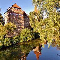 Вечерние волшебные  отражения замка  Венцельшлёсс :: backareva.irina Бакарева