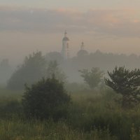 Туманный рассвет в Филипповском :: Евгений (bugay) Суетинов